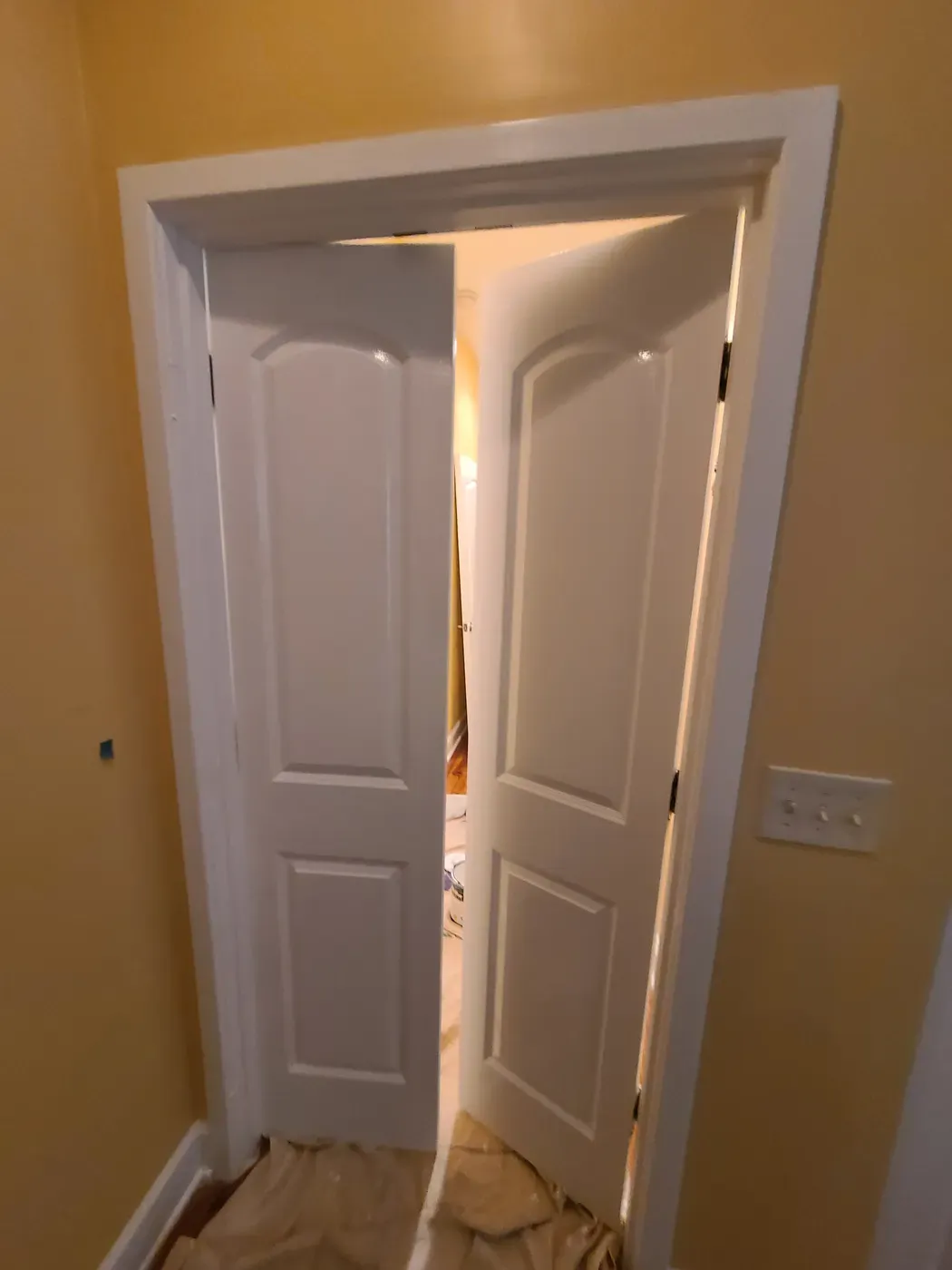Interior wall and trim painting - real Volusia County painting project