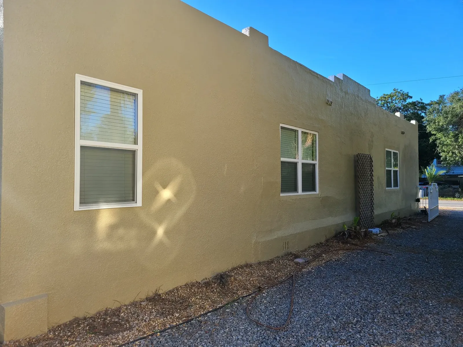 New Smyrna Beach exterior detail - real Volusia County painting project