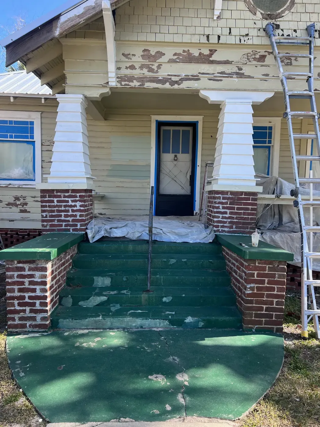 Old Town home project view - real Volusia County painting project