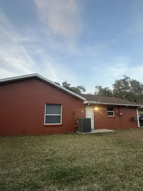 Finished Oak Hill exterior view - real Volusia County painting project