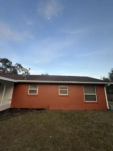 Finished Oak Hill exterior view - real Volusia County painting project