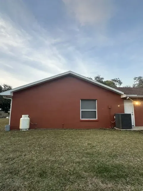 Finished Oak Hill exterior view - real Volusia County painting project