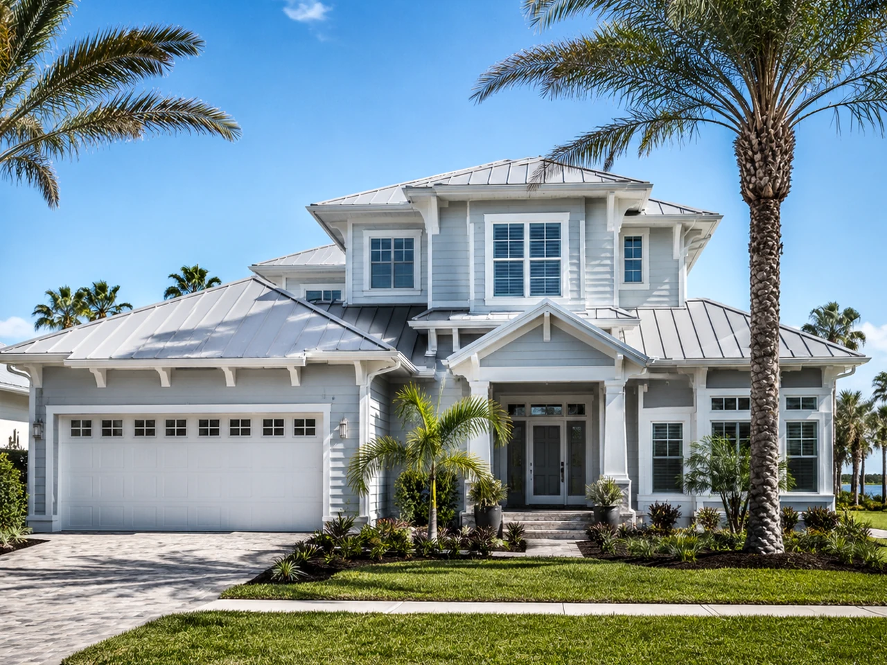 Freshly painted home in Daytona Beach, Florida