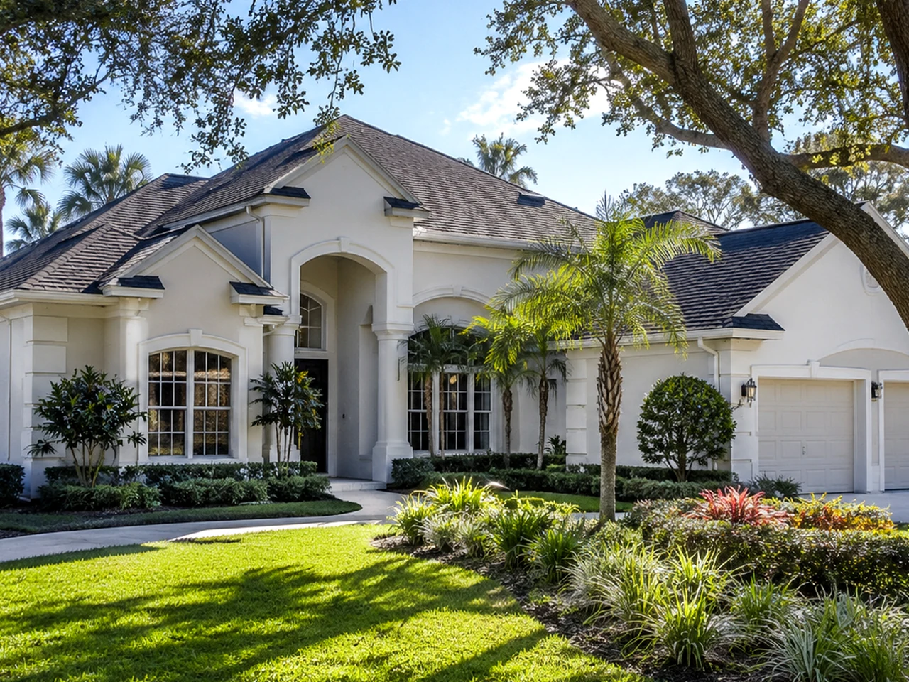 Freshly painted home in Ormond Beach, Florida