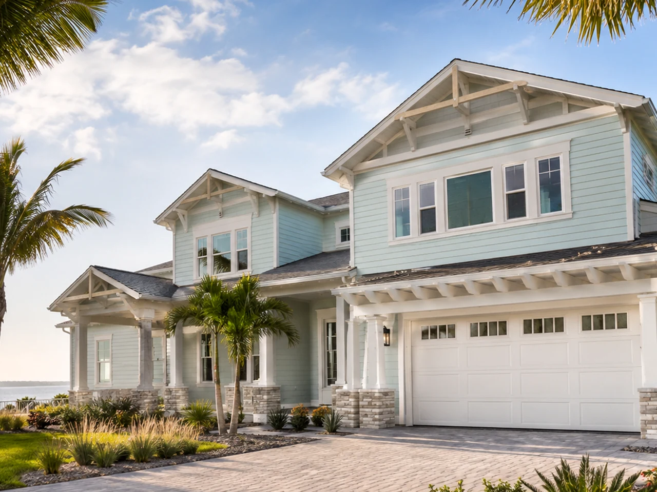 Freshly painted Florida home used for service areas across Volusia County