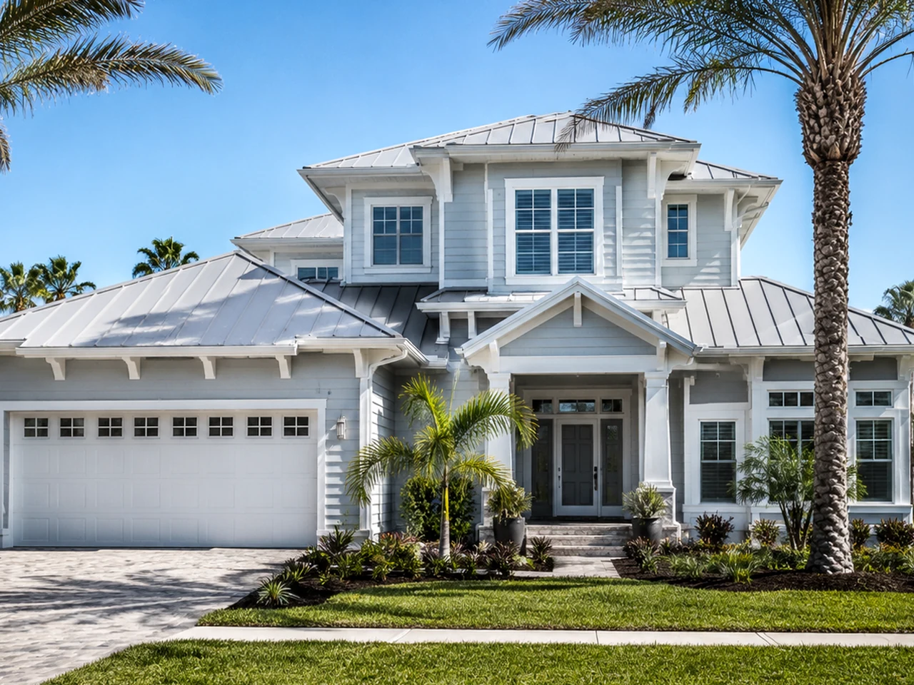 Freshly painted Florida home used for the Volusia County painting page