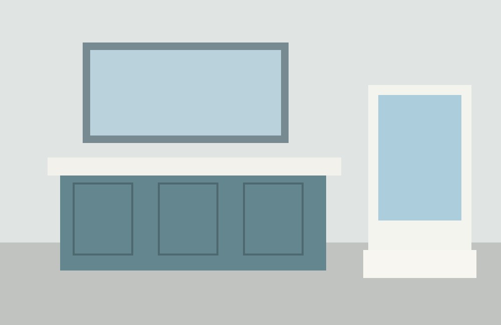 Bathroom paint visualizer example